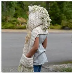 Unicorn Hat With Scarf