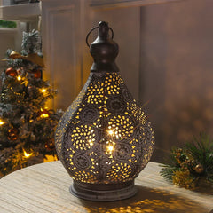 Moroccan Battery Powered Table Lamp