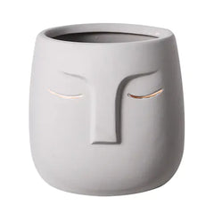 Ceramic Face  Vase