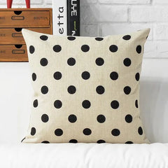 Modern Black & White Geometric Pillow Cushion