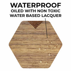 Wooden Coasters - American Walnut / Set of 4 Coasters
