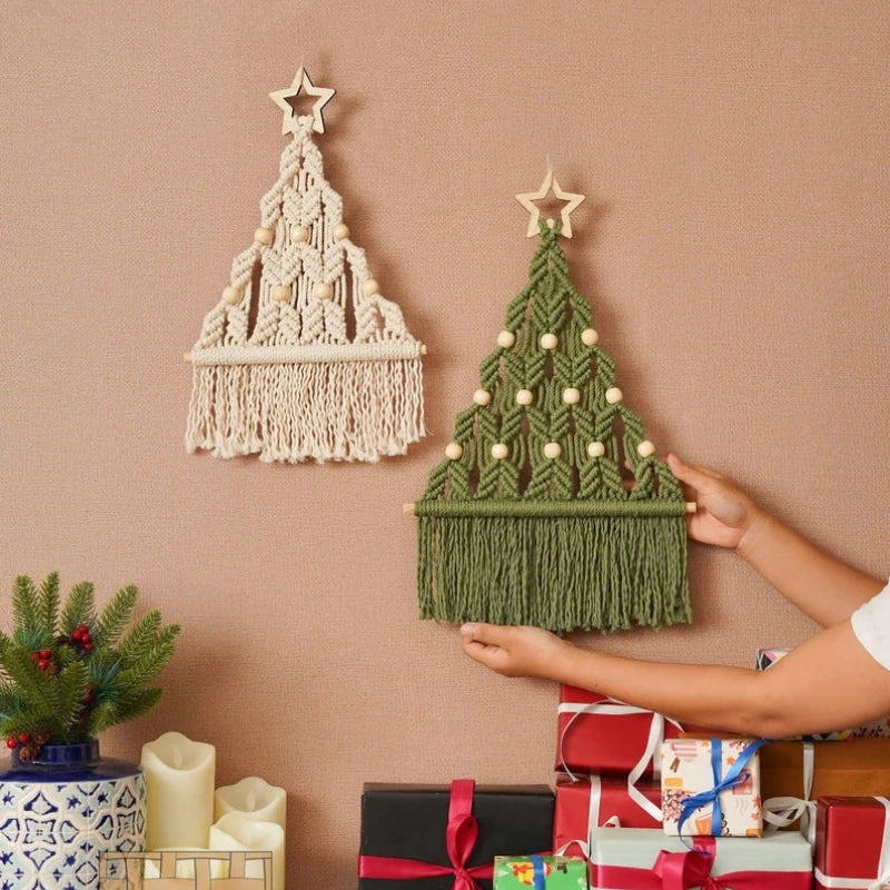 Boho Macrame Christmas Decor