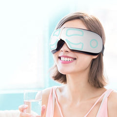 Eye Massager with Heat Compression, Heated Eye Mask with Bluetooth