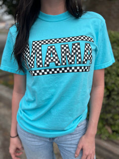 Checkered "Mama" T-Shirt