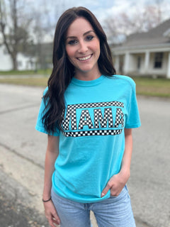 Checkered "Mama" T-Shirt
