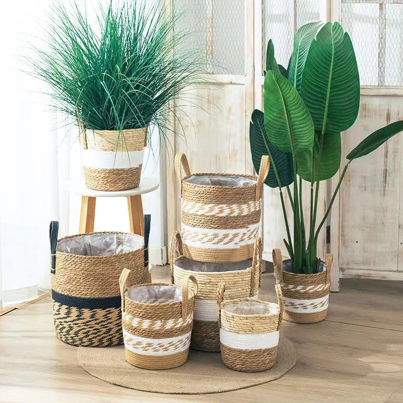 Wicker Planter Basket