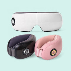 Eye Massager with Heat Compression, Heated Eye Mask with Bluetooth