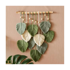 Leaf Macramé Wall Hanging