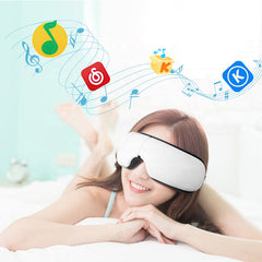 Eye Massager with Heat Compression, Heated Eye Mask with Bluetooth