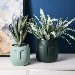 Ceramic Face  Vase