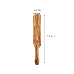 Long-Handled Wood Cooking Spatula Set