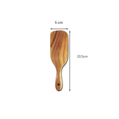 Long-Handled Wood Cooking Spatula Set