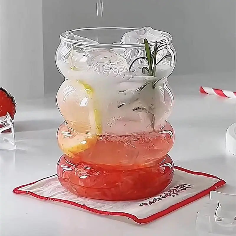 Wavy Glass Cup