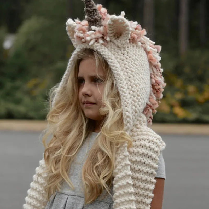 Unicorn Hat With Scarf