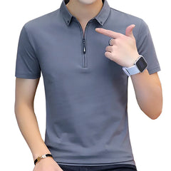 Cotton Button Up Polo