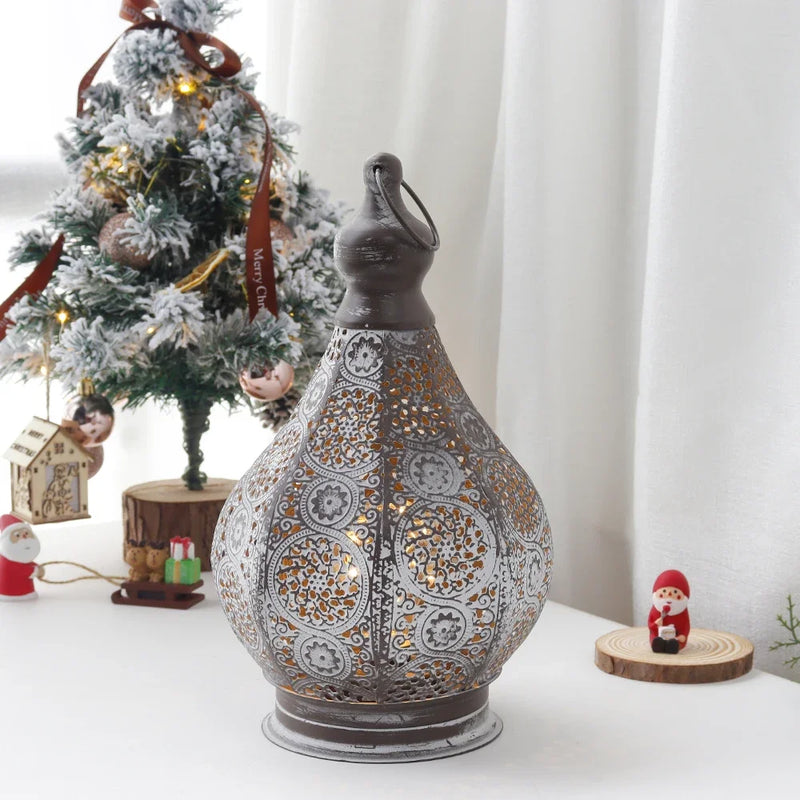 Moroccan Battery Powered Table Lamp