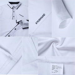 Turn-Down Stripe Slim Fit Shirt