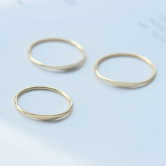 14K Gold Filled Minimalism Rings