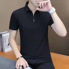 Cotton Button Up Polo