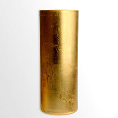 9" Gold Vase