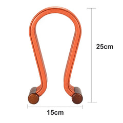 Leather and Wood Headphone Stand