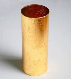 9" Gold Vase