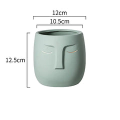 Ceramic Face  Vase