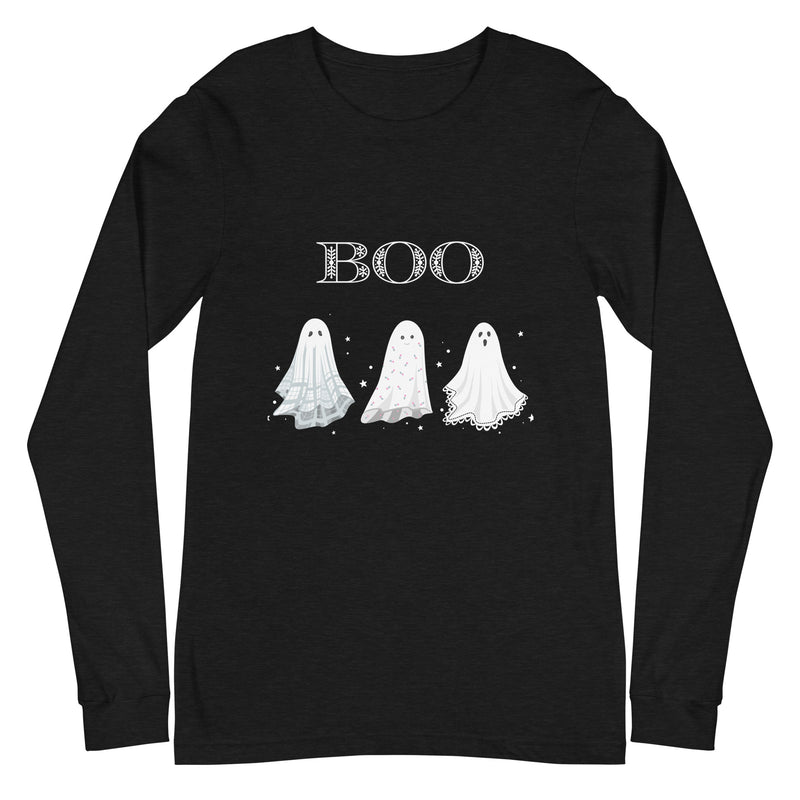 Boo Bedsheet Ghosts Long Sleeve Tee