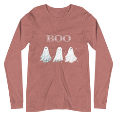 Boo Bedsheet Ghosts Long Sleeve Tee