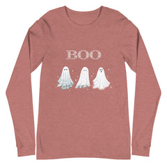 Boo Bedsheet Ghosts Long Sleeve Tee