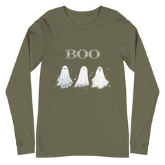Boo Bedsheet Ghosts Long Sleeve Tee