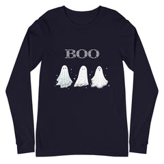 Boo Bedsheet Ghosts Long Sleeve Tee