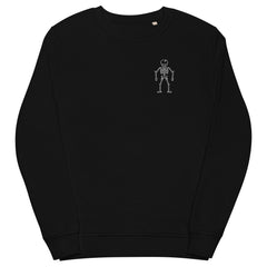 Skeleton Embroidered Organic Sweatshirt