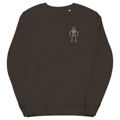 Skeleton Embroidered Organic Sweatshirt