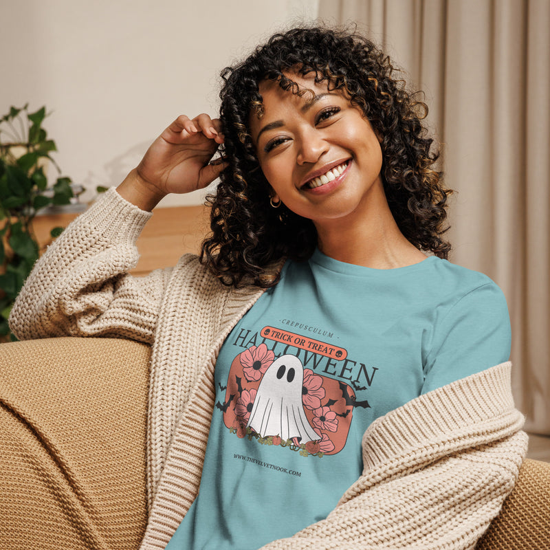 Trick or Treat Ghost Relaxed T-Shirt