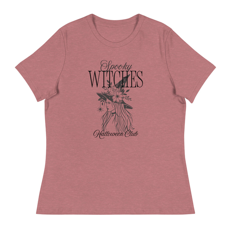 Spooky Witches Halloween Club Relaxed T-Shirt
